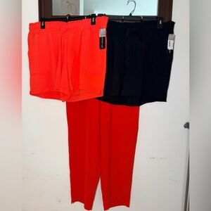 NWT Set of 3 Soho Apparel Shorts and Pants size Large